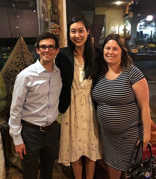 Andrew Keener Tanya Schmidt and Jackie Hendricks at event