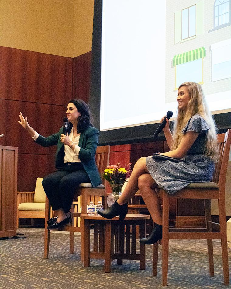 Huda Al-Marashi and Ally O'Connor