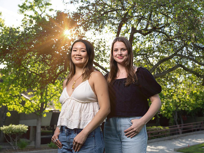 Melanie Eng and Elena Carter image link to story