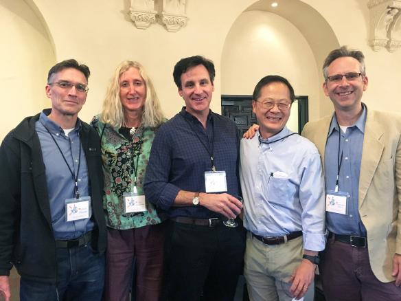 Ed Maurer, Iris Stewart-Frey, Chad Raphael, Tseming Yang, and Chris Bacon will co-lead SCU’s Initiative on Environmental Justice and the Common Good.     image link to story