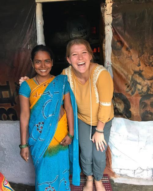 Sammi Bennett in India