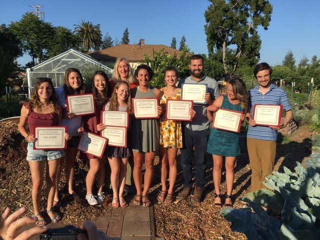 Iris Stewart Frey and 2017 award winners