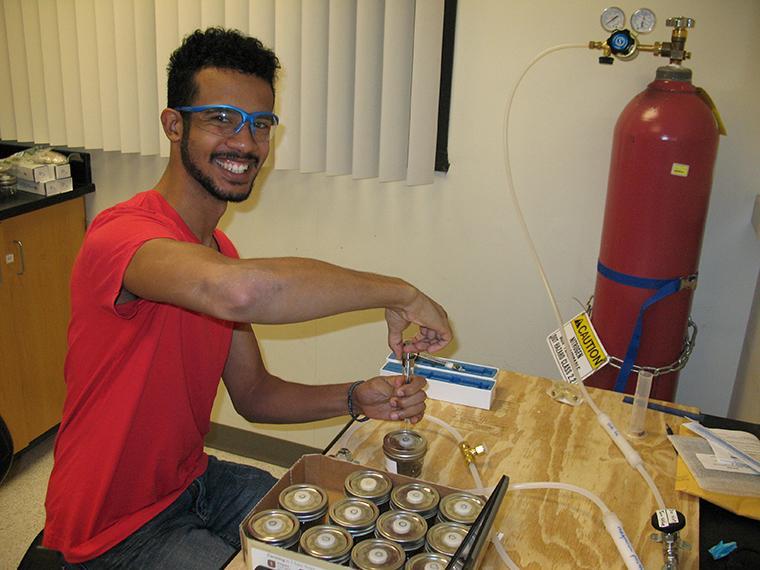 Shawn Warren in the lab image link to story