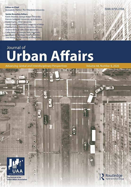 Journal of Urban Affairs cover, Number 6, 2026