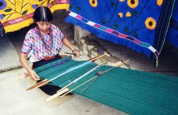 Woman Weaving - Chiapas Research