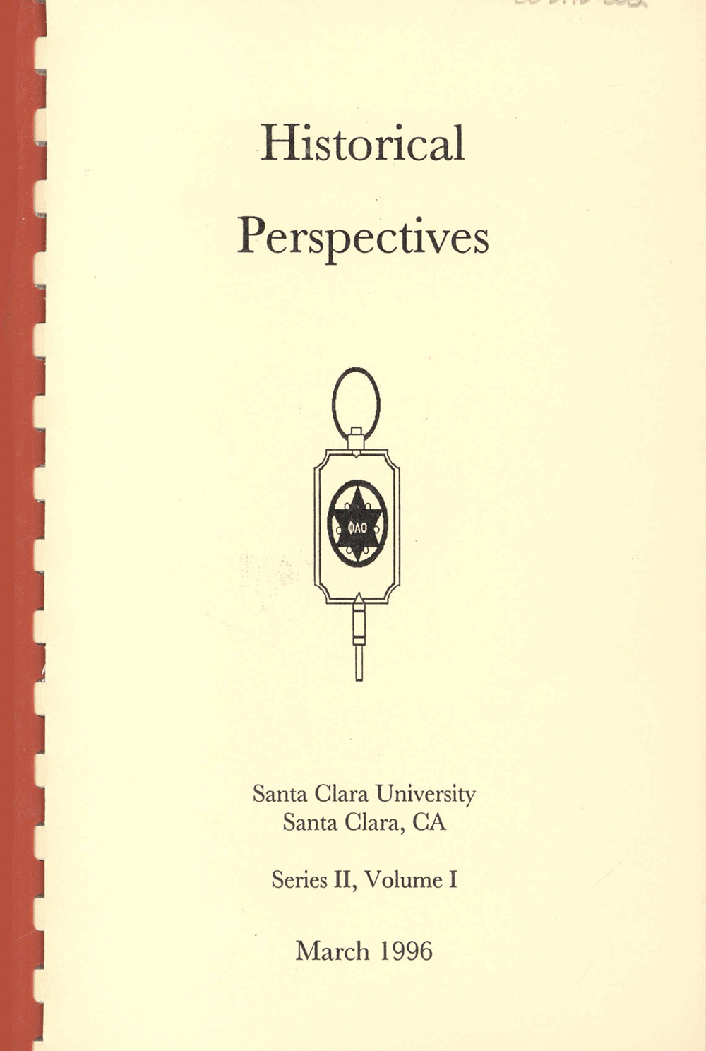 Historical Perspectives 1996, volume 1