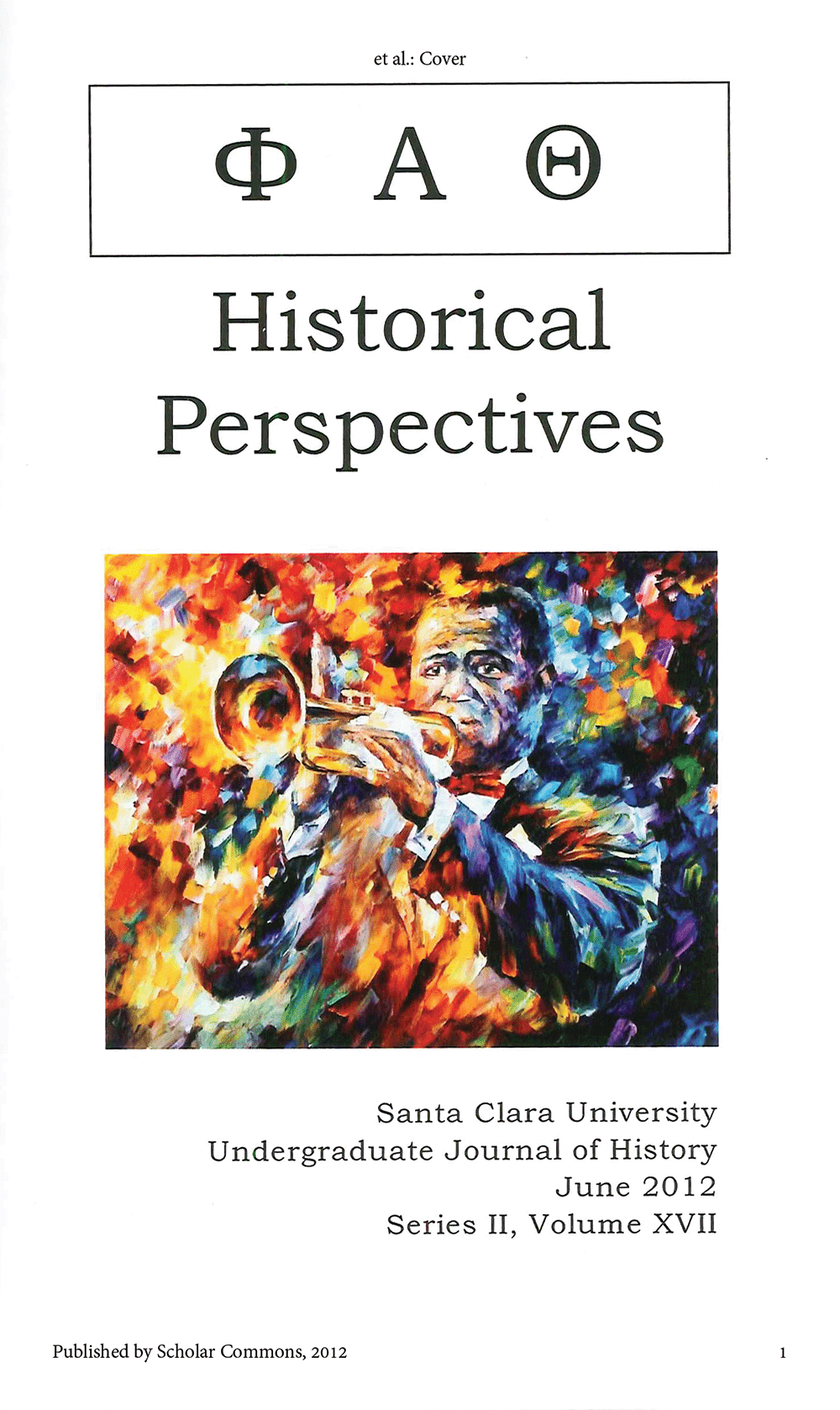 historical perspectives 2012, volume 17