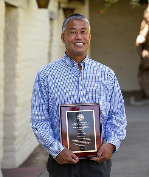 James Lai with his award