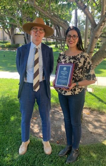 Dean Daniel Press and Karina Gutiérrez recipient of the  2023 Marquette Jones Award