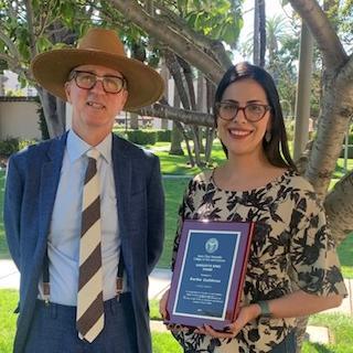 Dean Daniel Press and Karina Gutiérrez recipient of the  2023 Marquette Jones Award image link to story