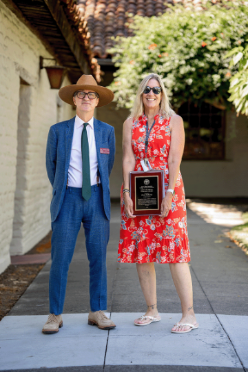 Dean Daniel Press and Pam Doherty recipient of the  2023 Nancy Keil Award