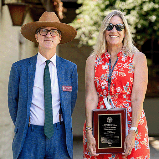 Dean Daniel Press and Pam Doherty recipient of the  2023 Nancy Keil Award