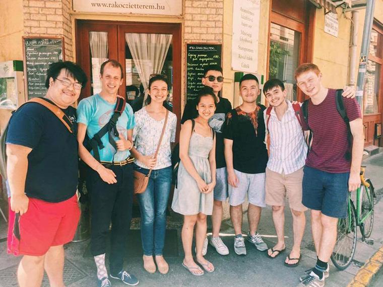 Tyler Pham in Budapest