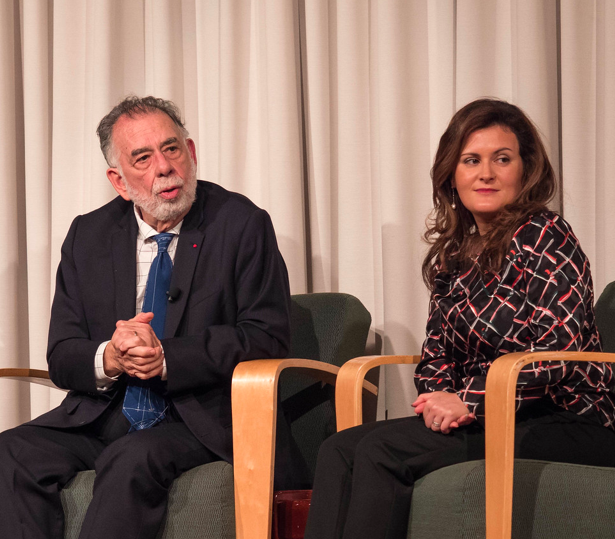 Francis Ford Coppola and Evelyn Ferraro