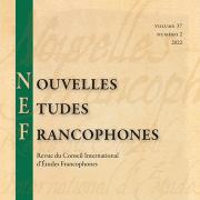 Nouvelles Etudes Francophones journal cover for February 2023 image link to story