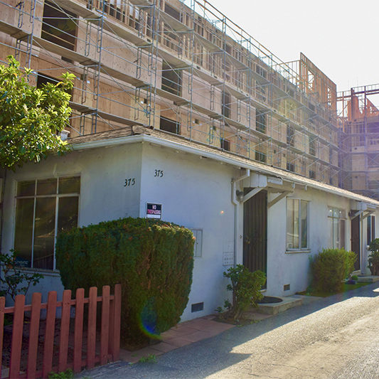 Ground broke formally on the Google Transit Village (Googleville) in San Jose in October, straining already challenging housing and homelessness issues in the city. (Photo by Elizabeth Drescher, 2022).