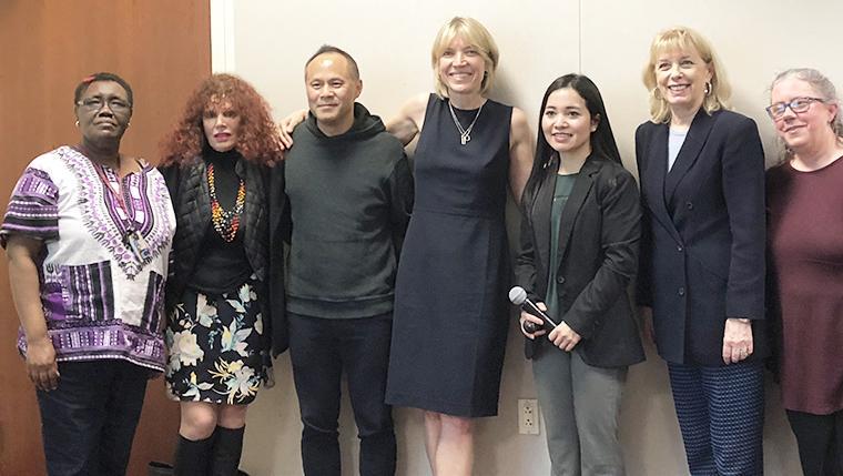 Hao Nguyen and Religious Studies faculty