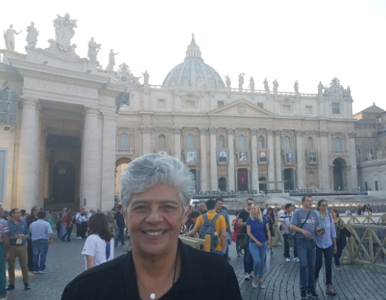 Sister Ana Maria Pineda in St Peters Square image link to story