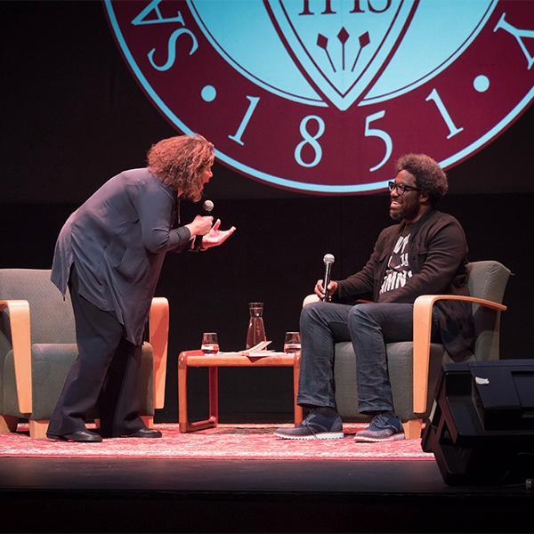 Anna Deavere Smith and W. Kamau Bell 