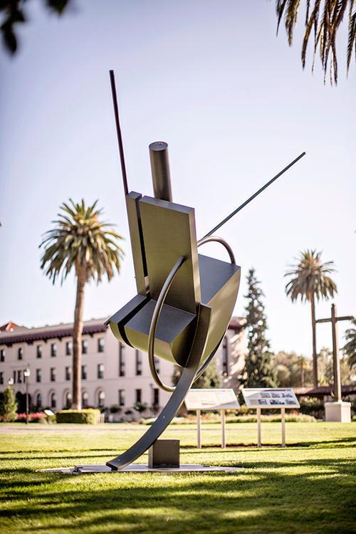 Picture of sculpture from SCU campus