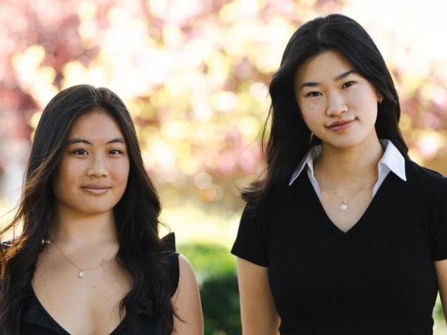 Megan Baldemor ’26 and Samantha “Sam” Lei ’26 image link to story