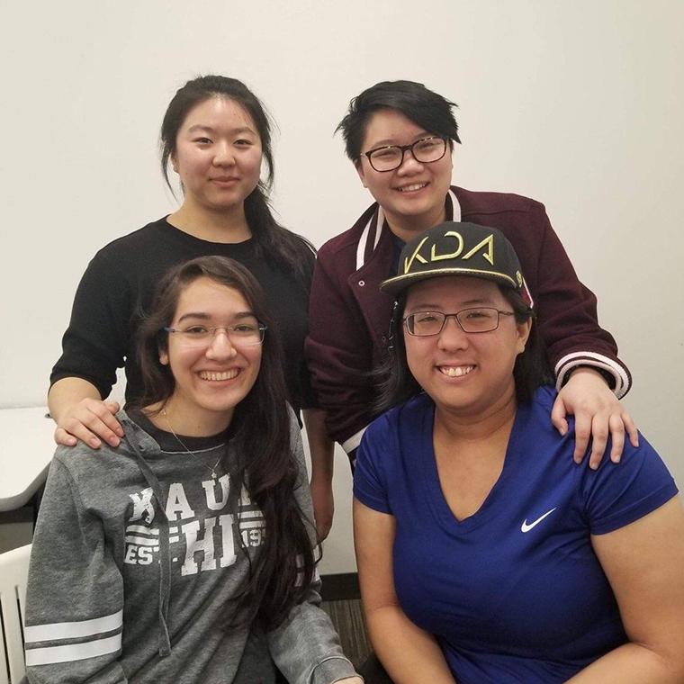 Clockwise (from top left): Isabel Wu '21, Emily Dang '20, Vicki Lim '20, Maggie Schulte '21