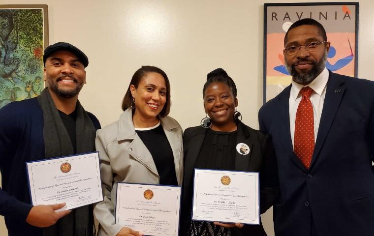 Anthony Hazard, Brett Solomon, Tanisha Sparks, and Aldo Billingslea. image link to story