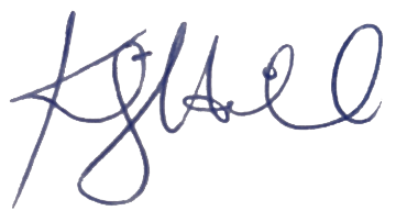 Kimberly Mohne Hill signature