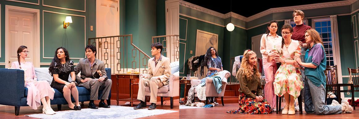 2 scenes from The Odd Couple, Female Version