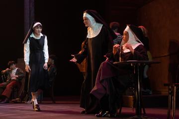 Deloris, Sister Mary Patrick & the Reverend Mother in the bar scene of Sister Act