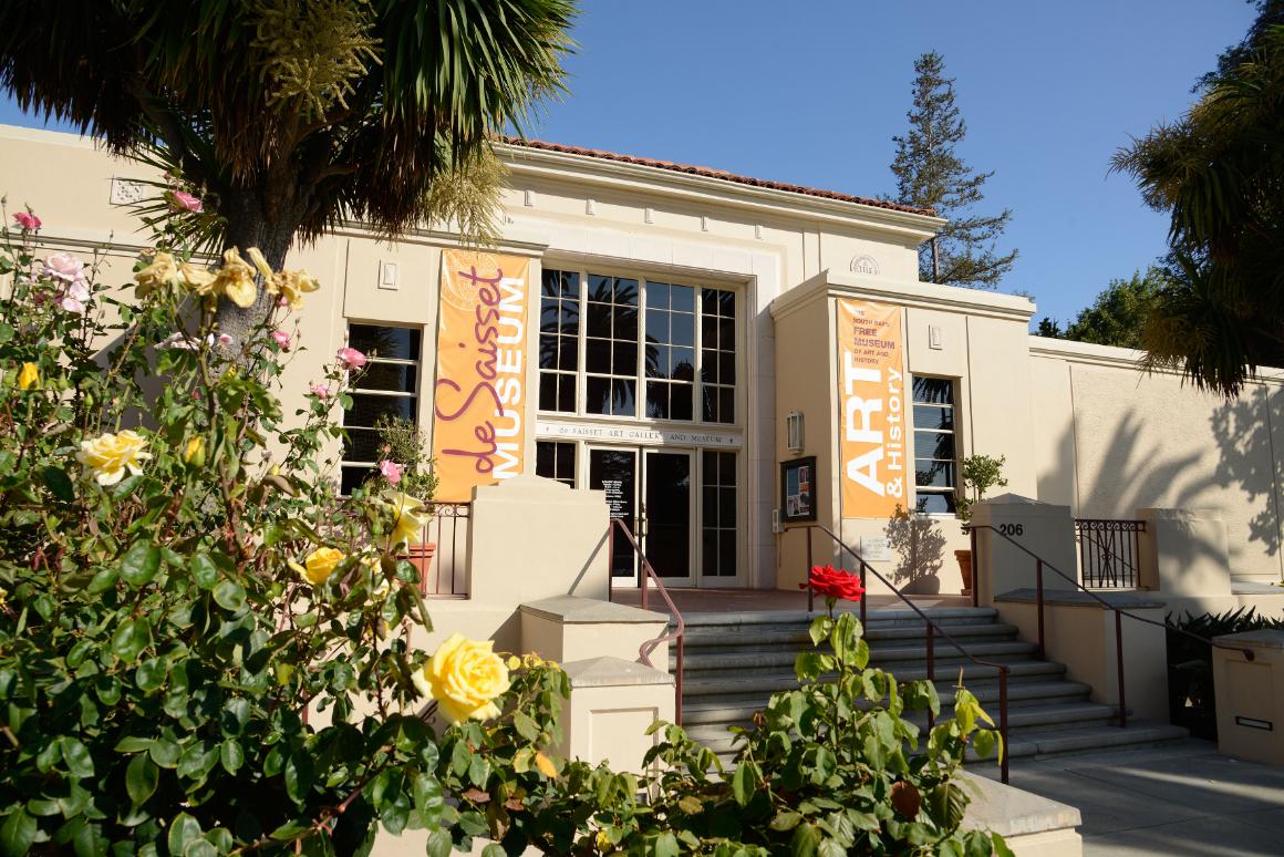 View of the de Saisset Museum on Santa Clara University's campus.
