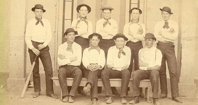 Santa Clara Baseball Team, c. 1870