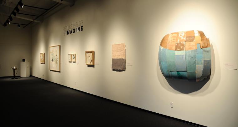 Installation view of Reduce, Reuse, Re-Imagine