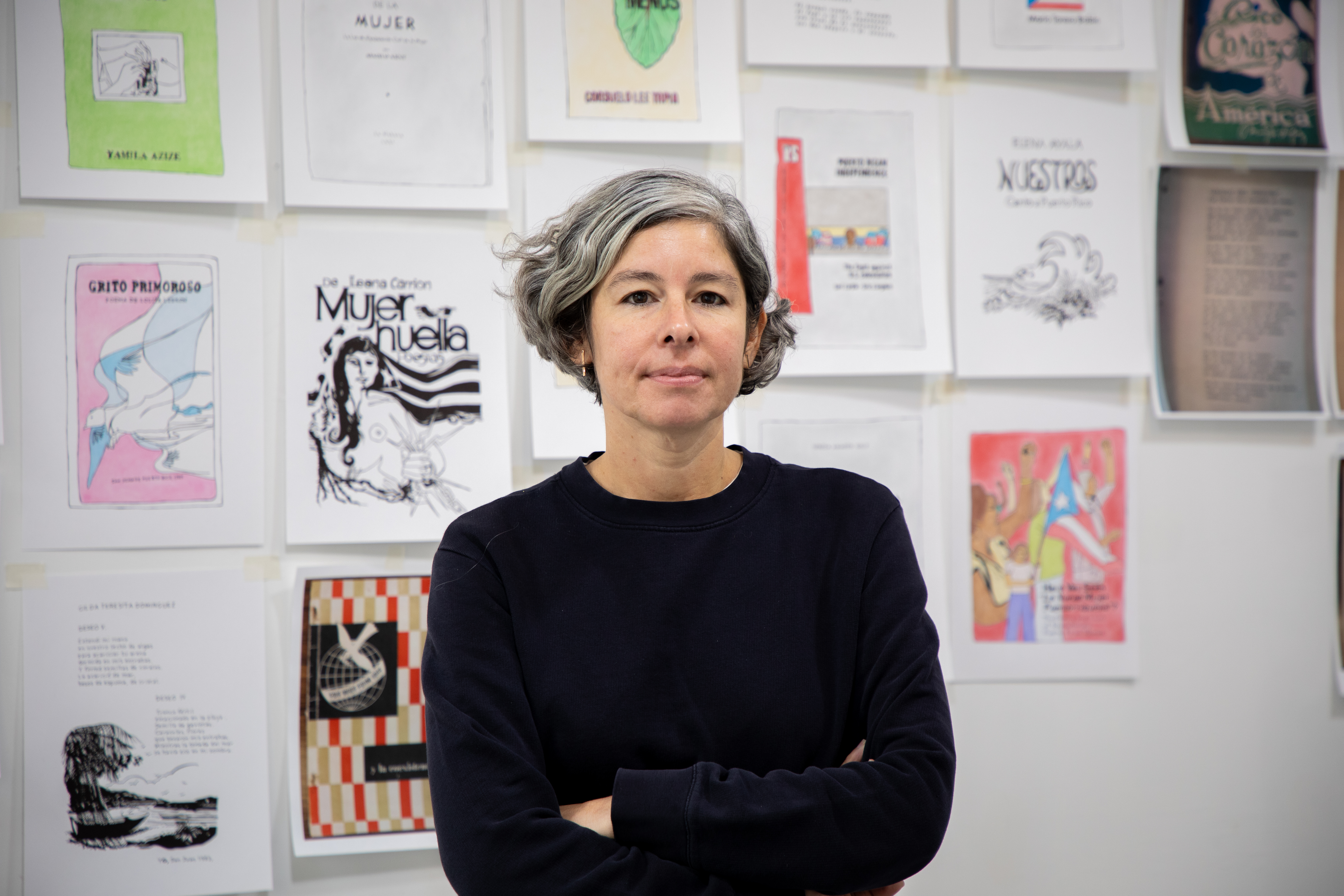 Photograph of woman in studio