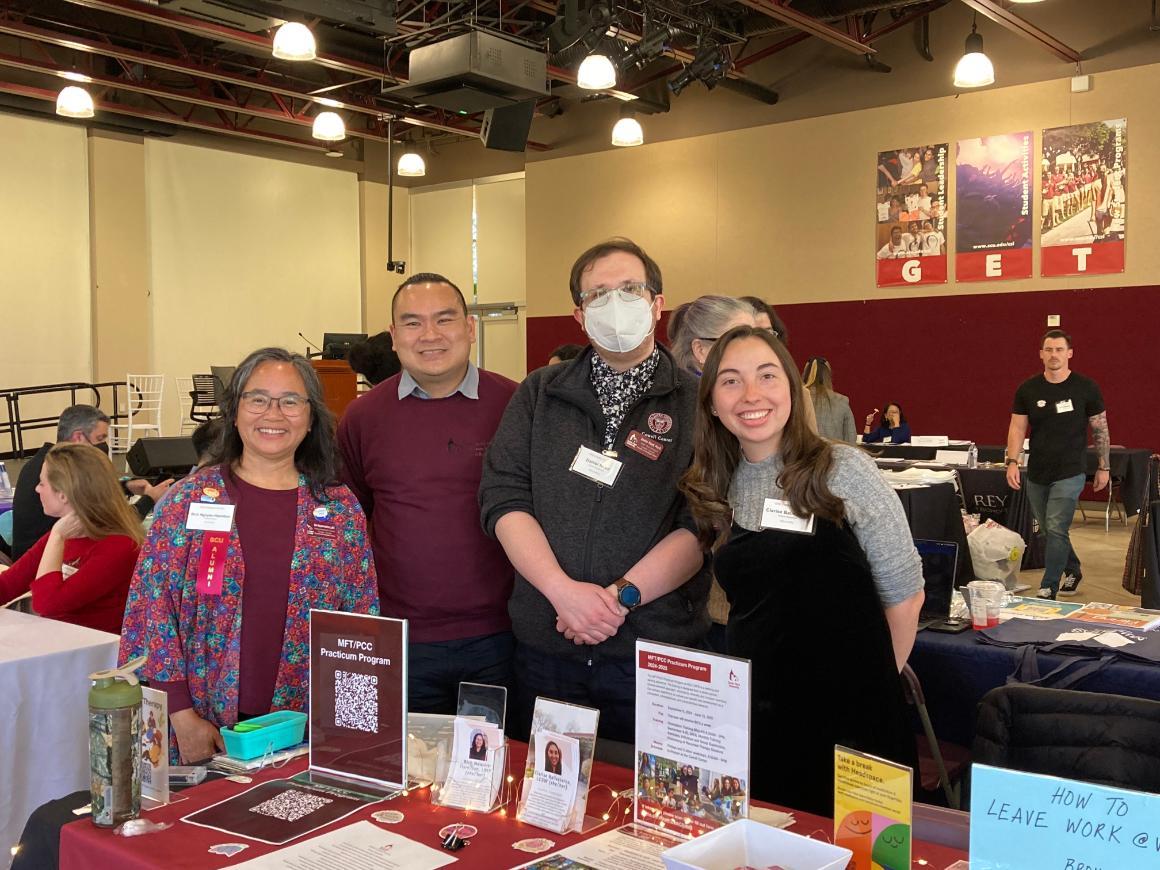 CAPS Team poses for a photo at the 2024 CPSY Practicum Fair. image link to story