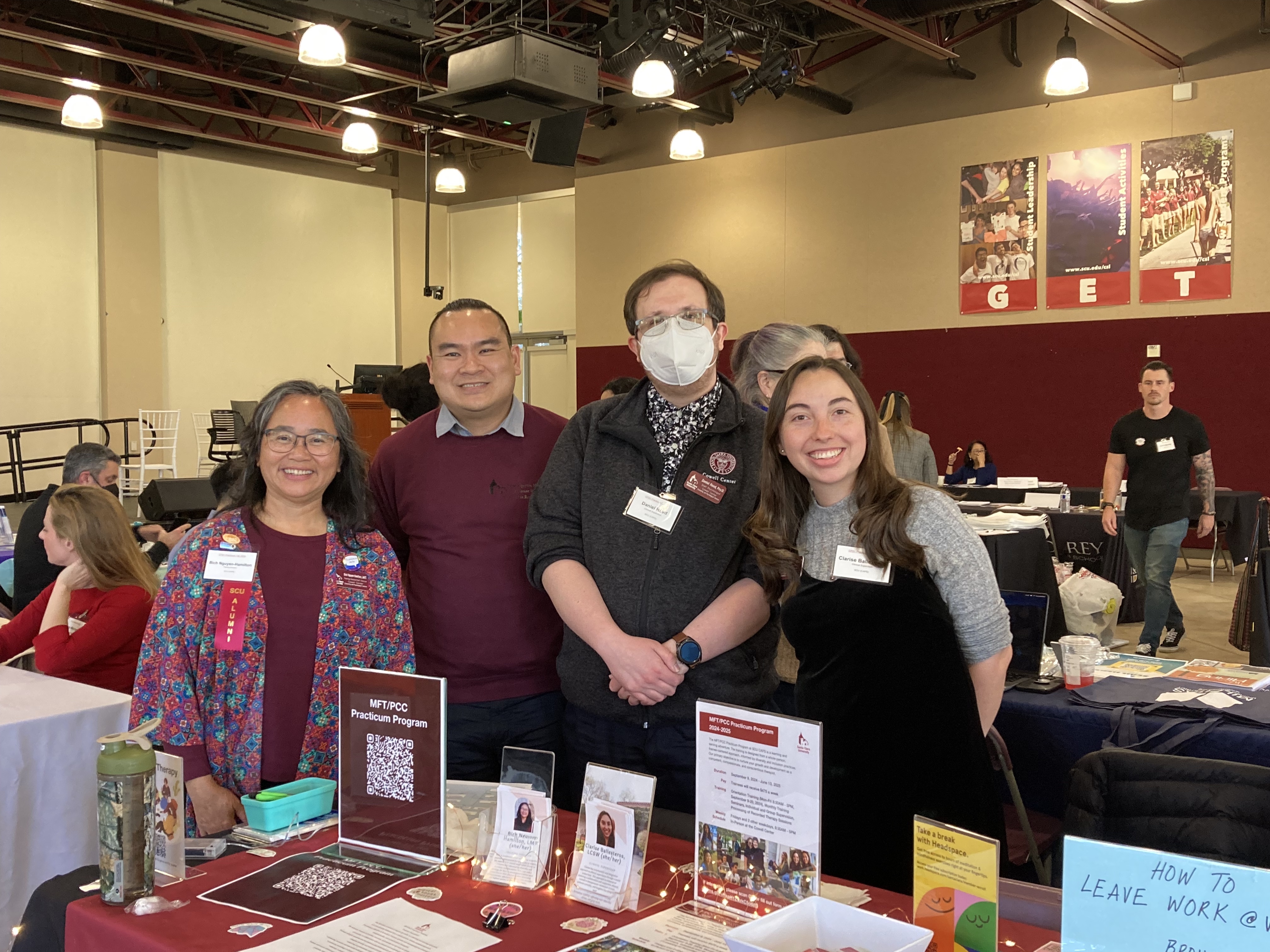 CAPS at the 2024 Counseling Psychology Practicum Fair.