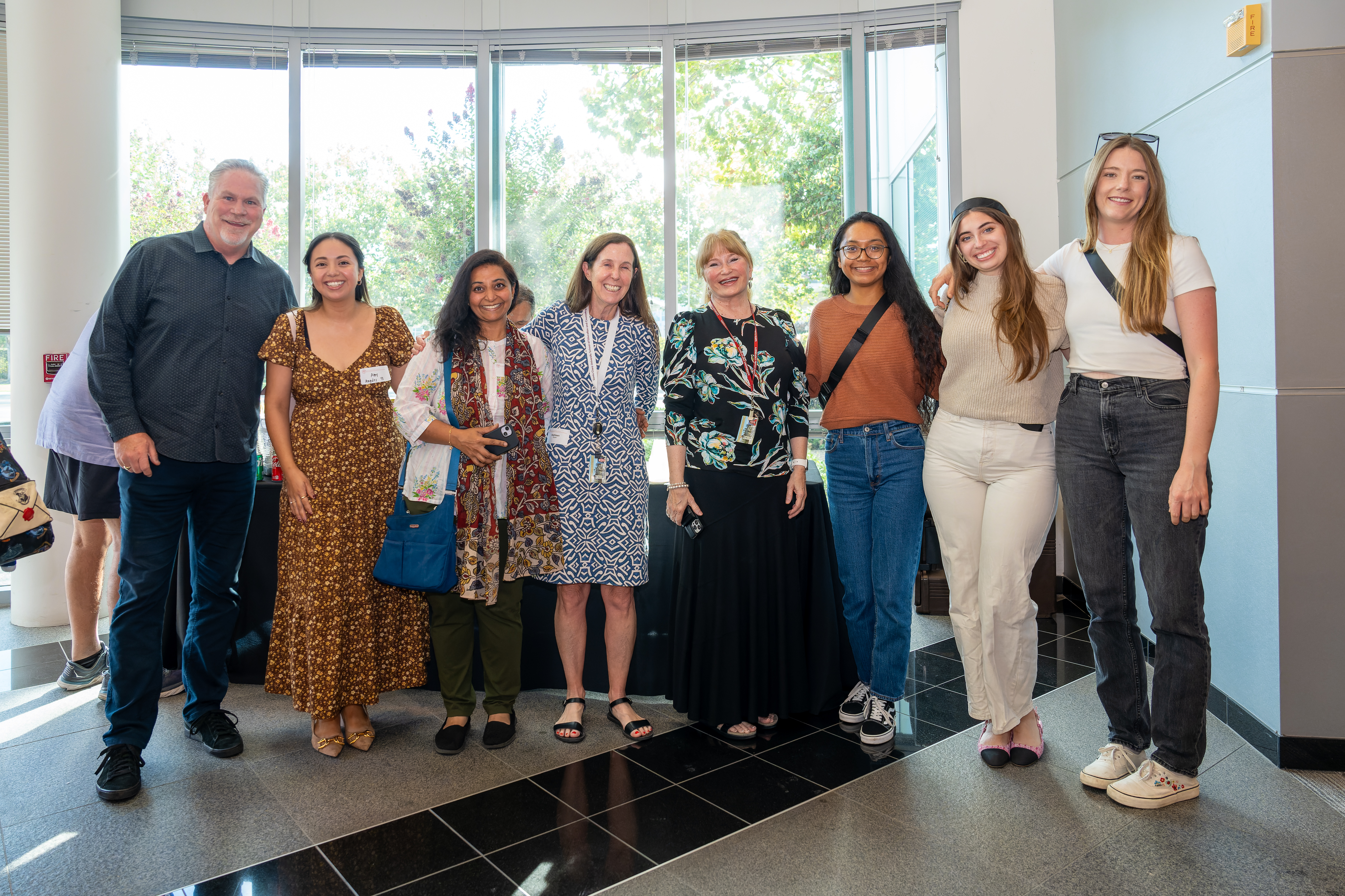A group of people at the ECP department 