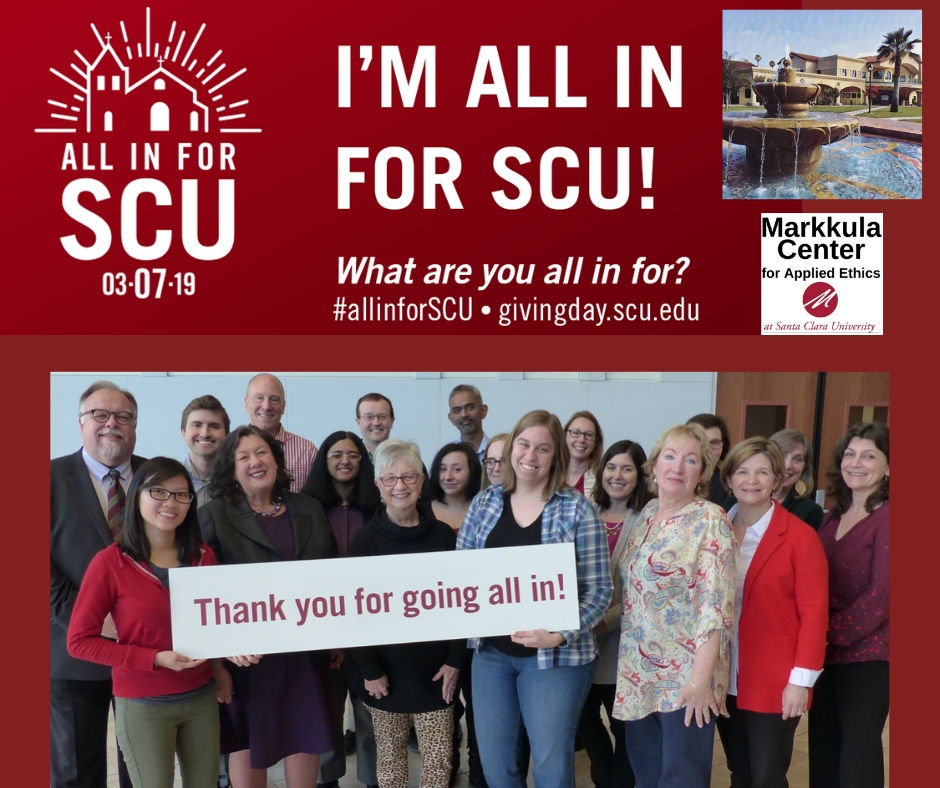 All In 2019 at the Markkula Center for Applied Ethics