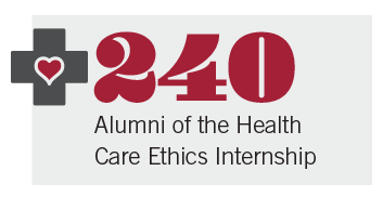 240 alumni of the Health Care Ethics Internship
