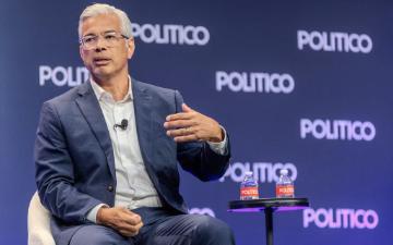 California Attorney General Rob Bonta during a summit hosted by Politico on Tuesday, Aug. 11, 2026, in Sacramento, Calif. (AP Photo_Annie Barker)