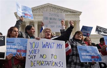 immigration rally in Washington D.C.