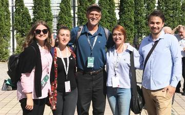 David DeCosse with members of Youth for Peace