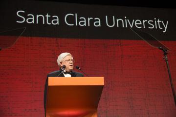Center Director Kirk Hanson at the Tech Awards