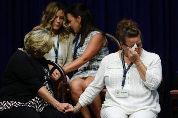 Victims of clergy sexual abuse or their families  (AP Photo/Matt Rourke)