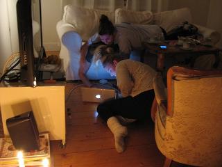 young women looking at a laptop computer
