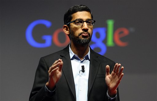 Google CEO Sundar Pichai (AP Photo/Manu Fernandez, File)
