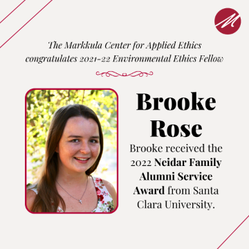 Class of ’22 Neider Family Alumni Service Award Winner Brooke Rose