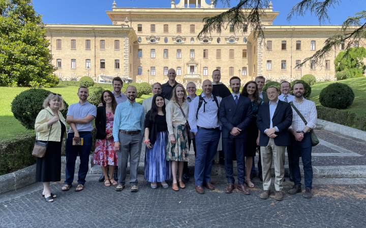 The AI Research Group at The Vatican in 2022. 