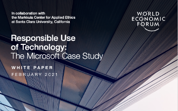 WEF Responsible Use of Technology Microsoft Case Study