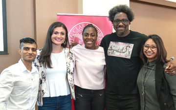 Featured event with Kamau Bell and Hackworth Fellows Free Speech Team